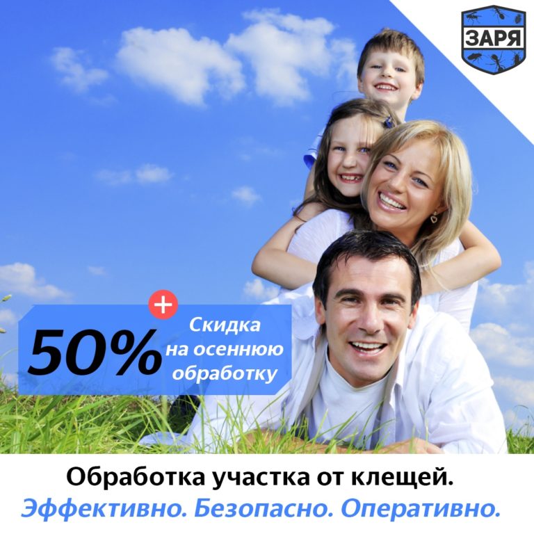 Уничтожение клещей на участке